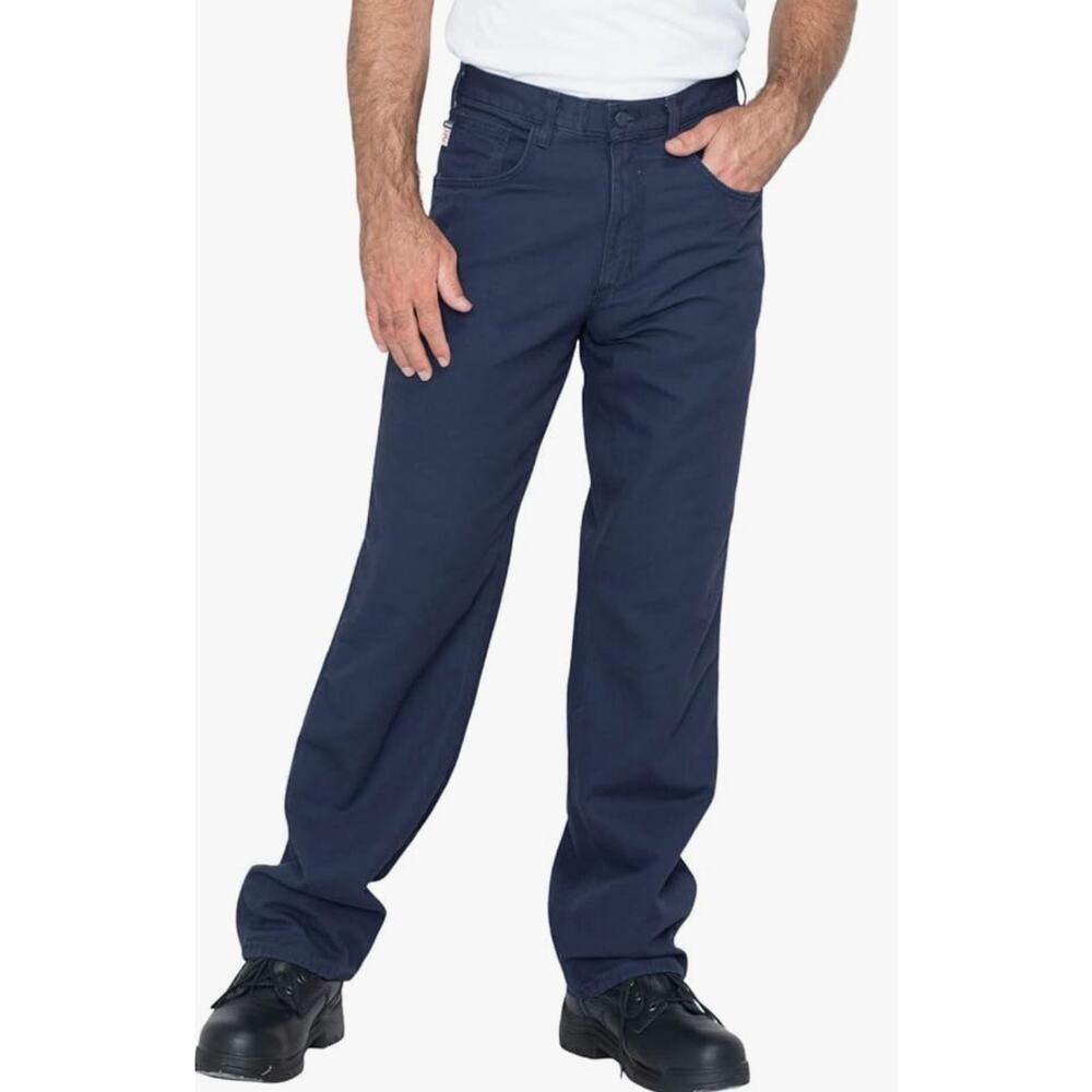 Carhartt Flame Resistant Midweight Canvas Jean Dark Blue 44 x 36